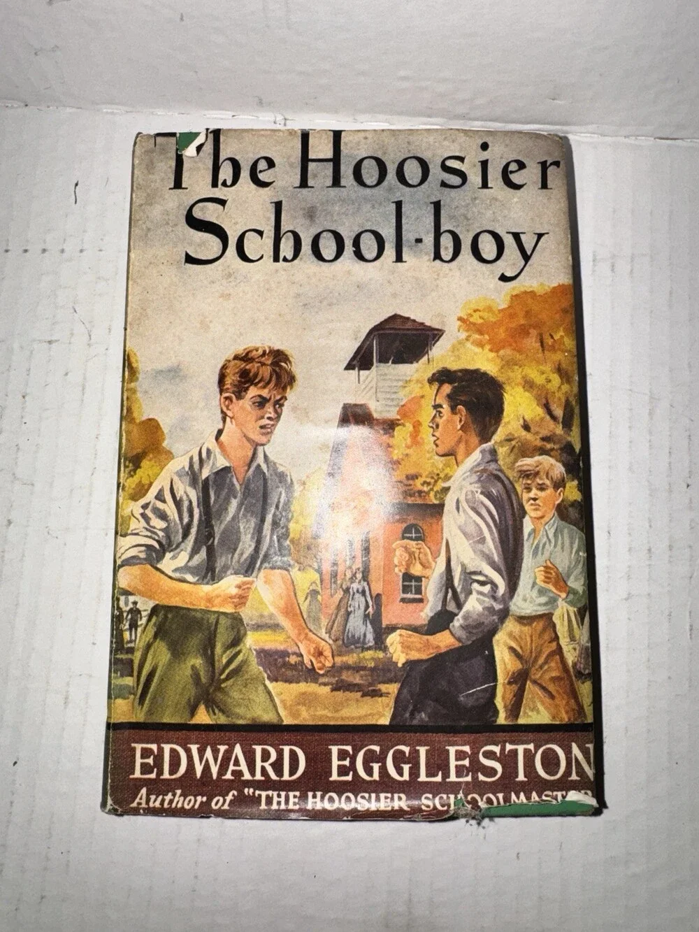 Vintage The Hoosier School-Boy Edward Eggleston Grosset Dunlap Hardcover DJ